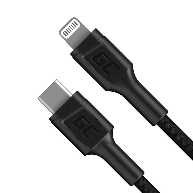 GC Power Stream USB-C - Lightning 100 cm kabelis su Power Delivery (Apple MFi sertifikuotas)