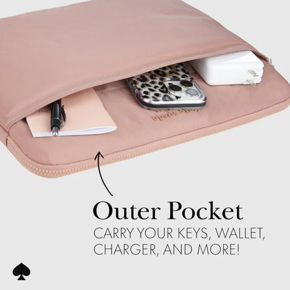 Kate Spade New York Pūstas dėklas – MacBook Pro 16" / Nešiojamojo kompiuterio 16" (Madison Rouge Nailonas)
