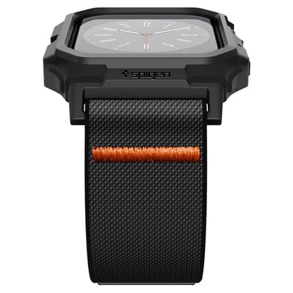 Spigen Lite Fit "Pro" - Dėklas su dirželiu skirtas Apple Watch 10 42 mm (Matinė juoda)