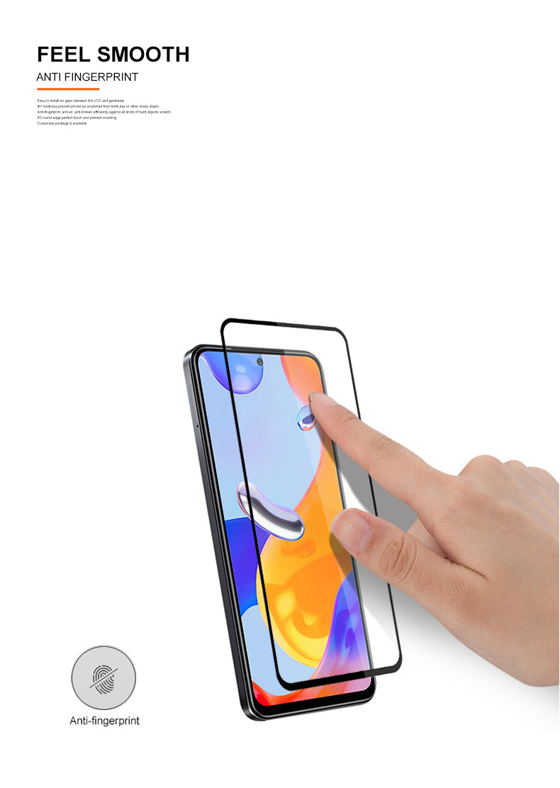 Mocolo 2.5D Full Glue Glass - Apsauginis stiklas, skirtas Xiaomi Redmi Note 11 Pro / Note 11 Pro Plus