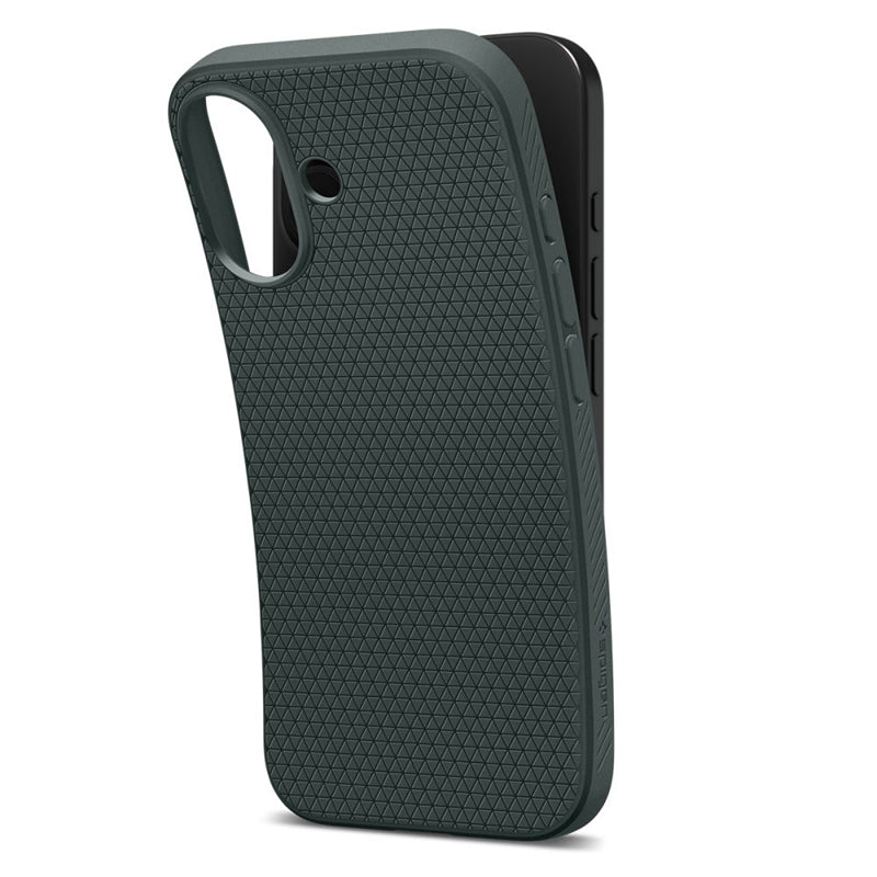 Spigen Liquid Air - Dėklas iPhone 17 (Vandenyno gelmių žalias)