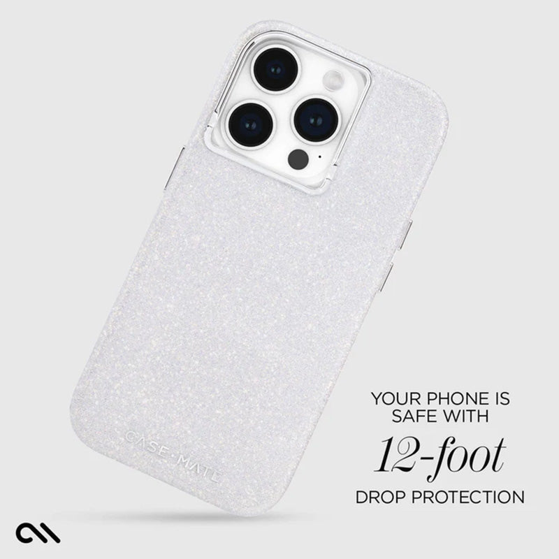 Case-Mate Shimmer MagSafe – dėklas iPhone 15 Pro (vaivorykštinis)
