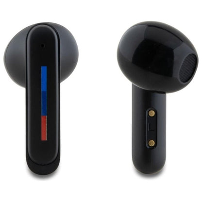 BMW spausdinti logotipai - Bluetooth TWS ausinės ENC + įkrovimo dėklas (juoda)