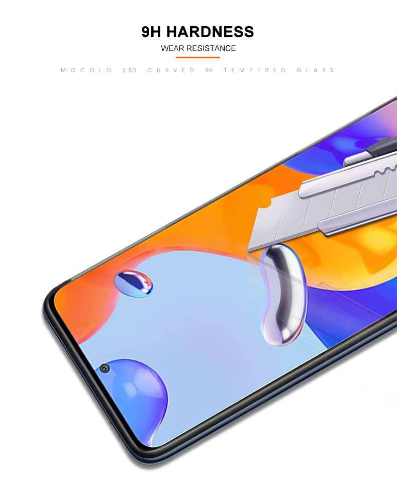 Mocolo 2.5D Full Glue Glass - Apsauginis stiklas, skirtas Xiaomi Redmi Note 11 Pro / Note 11 Pro Plus