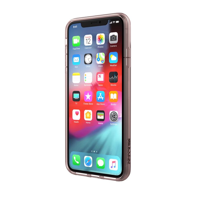 Incase Protective Clear Cover, skirtas iPhone Xs Max (rožinio aukso spalvos)