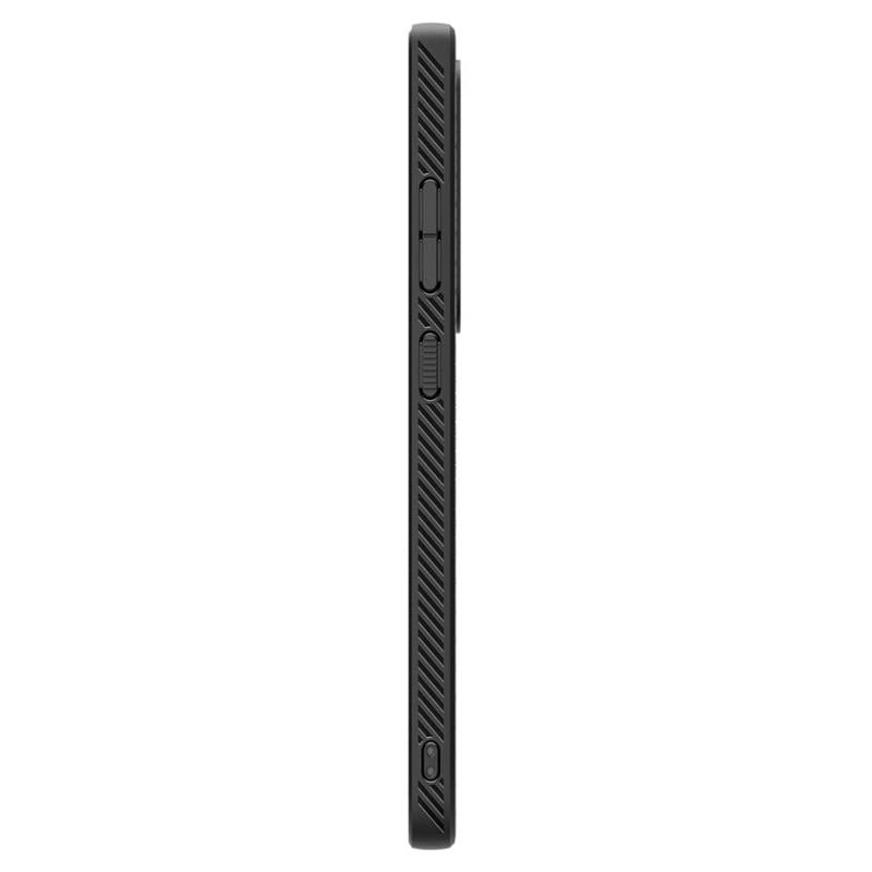 Spigen Liquid Air – dėklas, skirtas „Samsung Galaxy S25 Ultra“ (matinė juoda)