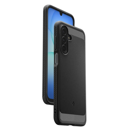 Spigen Rugged Armor - Dėklas, skirtas Samsung Galaxy A17 4G / 5G (Juodas)