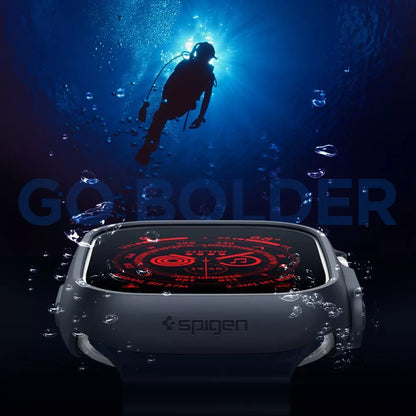 Spigen Thin Fit – dėklas skirtas „Apple Watch Ultra 49 mm“ (juodas)