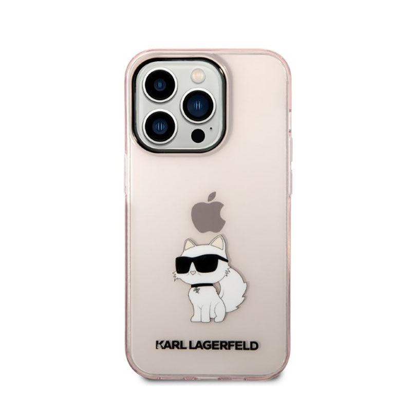 Karl Lagerfeld IML NFT Choupette – Dėklas iPhone 14 Pro Max (rožinis)