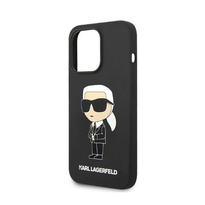 Karl Lagerfeld Silicone NFT Ikonik – dėklas, skirtas iPhone 14 Pro Max (juodas)