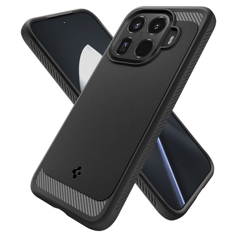 Spigen Rugged Armor - dėklas Xiaomi 15T Pro (Matinis juodas)