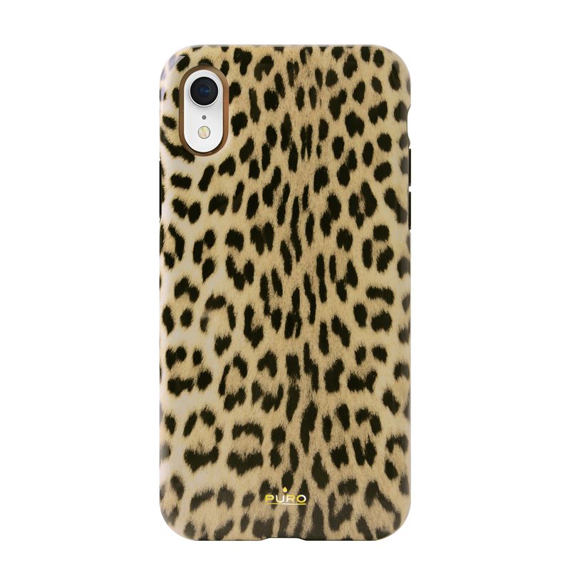 PURO Glam Leopardo Dėklas – iPhone XR (Leo 1)
