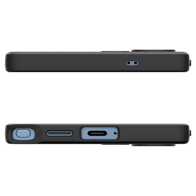 Spigen Liquid Air – dėklas, skirtas „Samsung Galaxy S25 Ultra“ (matinė juoda)