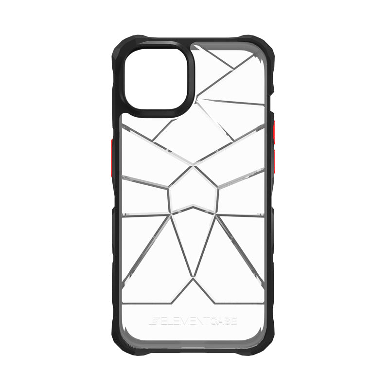 Element Case Special Ops X5 – dėklas iPhone 14 (karinio lygio apsauga nuo kritimo) (skaidrus/juodas)