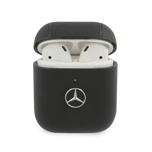 Mercedes Electronic Line – dėklas, skirtas „Apple AirPods 1/2 gen“ (juodas)