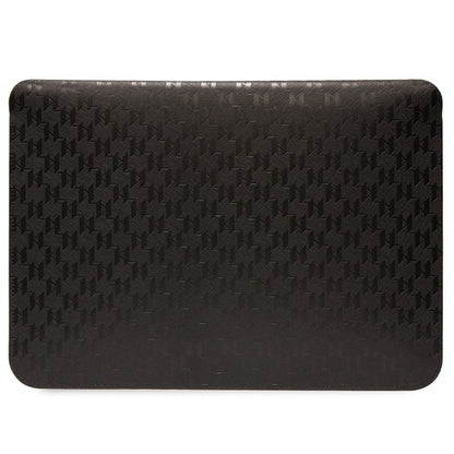 Karl Lagerfeld NFT Saffiano Monogram Ikonik Karl Sleeve – 14 col. nešiojamojo kompiuterio dėklas (juodas)