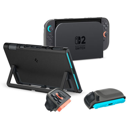 Spigen Nano Pop - Dėklas Nintendo Switch 2 (Juodasis sezamas)