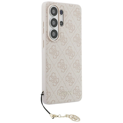 Guess 4G Classic Logo Charm MagSafe - Samsung Galaxy S26 Ultra dėklas (Rožinis)