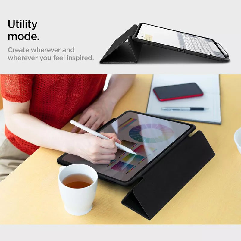 Spigen Rugged Armor Pro - dėklas, skirtas iPad Pro 13" (M4, 2024) (juodas)