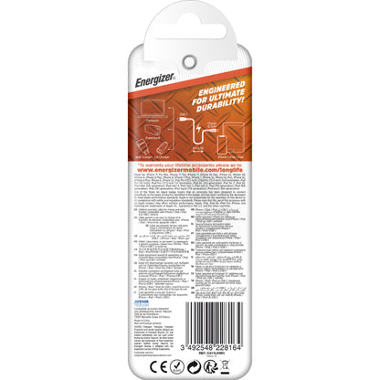 Energizer HardCase - USB-C į Lightning jungties kabelis MFi sertifikuotas 1.2m (Baltas)