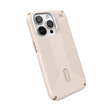 Speck Presidio2 Grip ClickLock & Magsafe - Dėklas iPhone 15 Pro (Bleached Bone / Heirloom Gold / Hazel Brown)