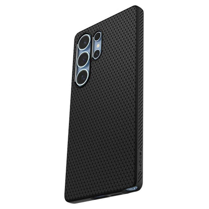Spigen Liquid Air – dėklas, skirtas „Samsung Galaxy S25 Ultra“ (matinė juoda)