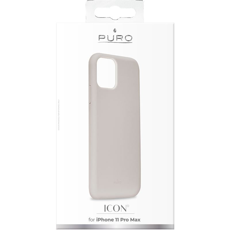 PURO ICON dėklas – dėklas, skirtas iPhone 11 Pro Max (Taupe)