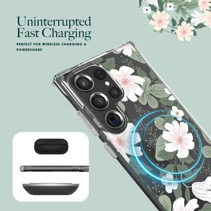 Rifle Paper permatomas dėklas – skirtas Samsung Galaxy S23 Ultra (Willow)