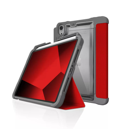 STM Dux Plus - tvirtas dėklas, skirtas iPad mini 6 (2021) (raudonas)