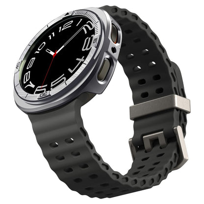 Spigen Tune Pro Pilot Rėmelis / Apsauginis dėklas, skirtas Samsung Galaxy Watch 8 44 mm (Sidabrinis)