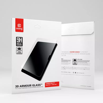 Crong 3D Armour Glass – Grūdintas stiklas iPad Pro 11" M4 (2024)