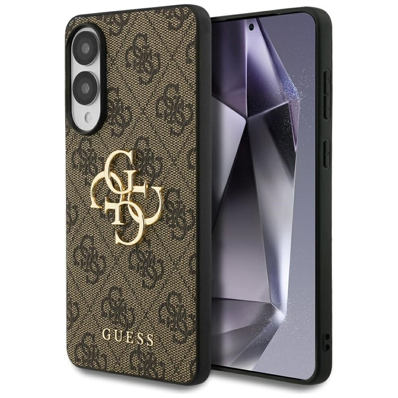 Guess Big 4G Logo Classic Logo - dėklas Samsung Galaxy S25 Edge (ruda)