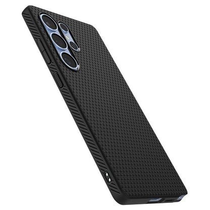 Spigen Liquid Air – dėklas, skirtas „Samsung Galaxy S25 Ultra“ (matinė juoda)