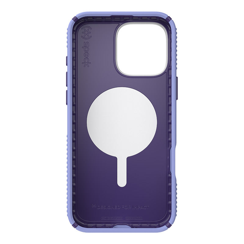 Speck Presidio2 Grip ClickLock & MagSafe – dėklas iPhone 16 Pro Max (Future Lavender / Cassis Purple / White)