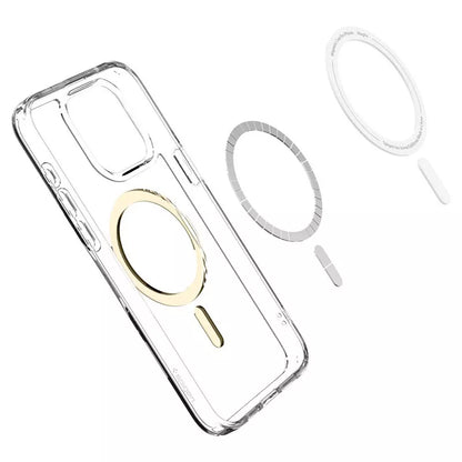 Spigen Ultra Hybrid MagSafe – dėklas „iPhone 15 Pro“ (auksinis)