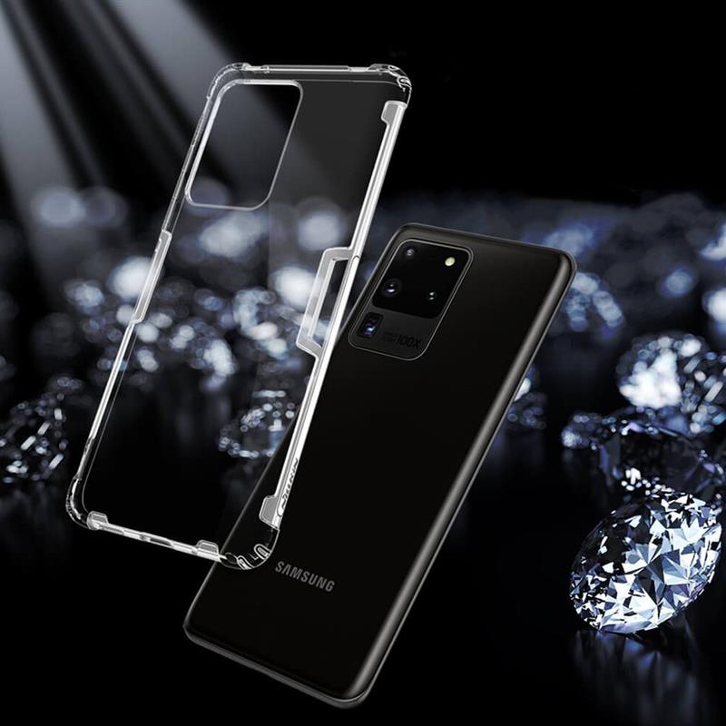 Nillkin Nature TPU dėklas – dėklas, skirtas „Samsung Galaxy S20 Ultra“ (baltas)
