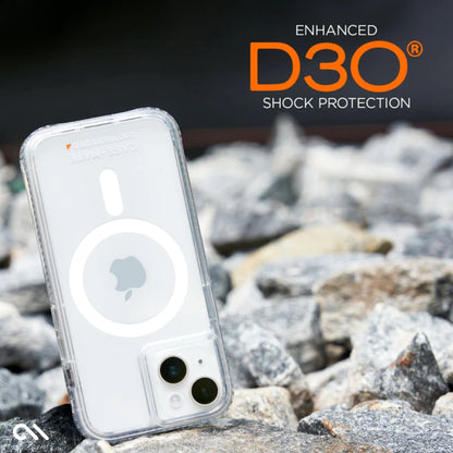 Case-Mate Itin tvirtas su D3O MagSafe – iPhone 15 Plus dėklas (Skaidrus)