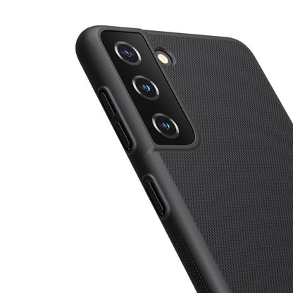 Nillkin Super Frosted Shield – dėklas Samsung Galaxy S21+ (šviesiai raudona)