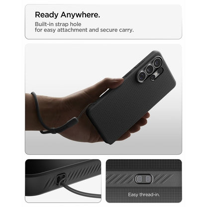 Spigen Liquid Air Mag MagSafe - dėklas, skirtas Samsung Galaxy S26 Ultra (Matinis juodas)