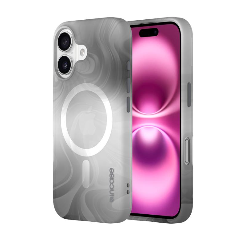 Incase Halo dėklas MagSafe – dėklas „iPhone 16“ (Oil Slick Smoke)