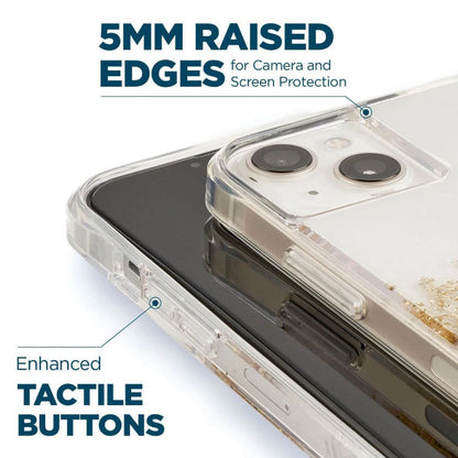 Case-Mate Karat – dėklas su aukso elementais, skirtas iPhone 14 Plus (marmuro raštas)