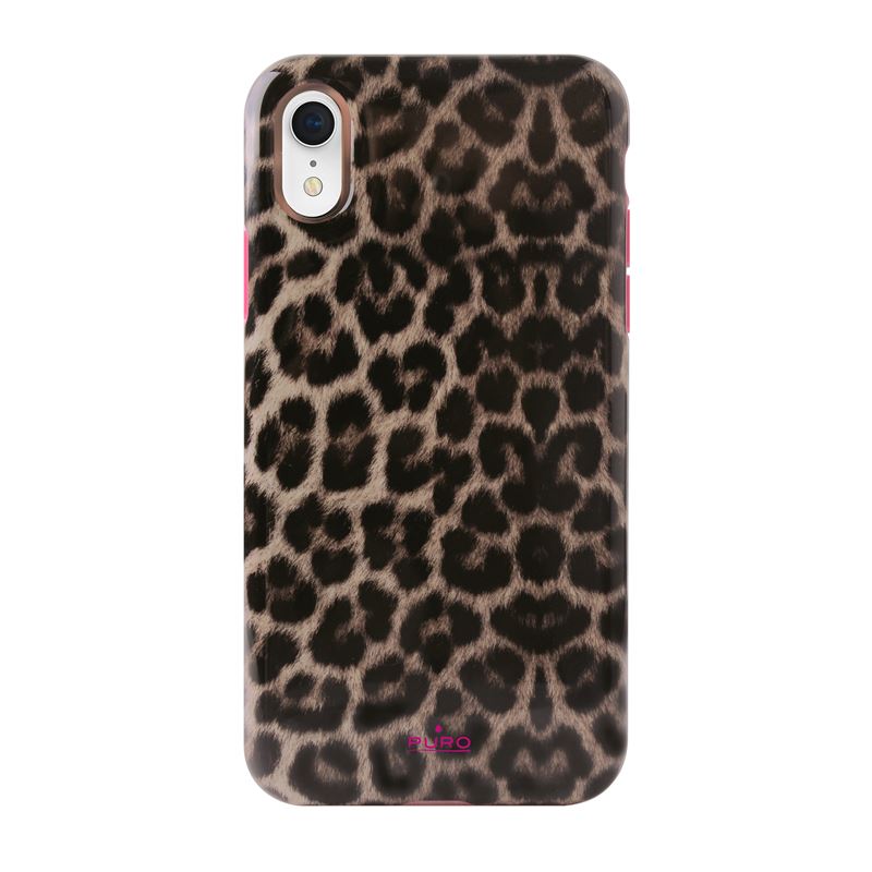 PURO Glam Leopard Cover - Dėklas iPhone XR (Leo 2)