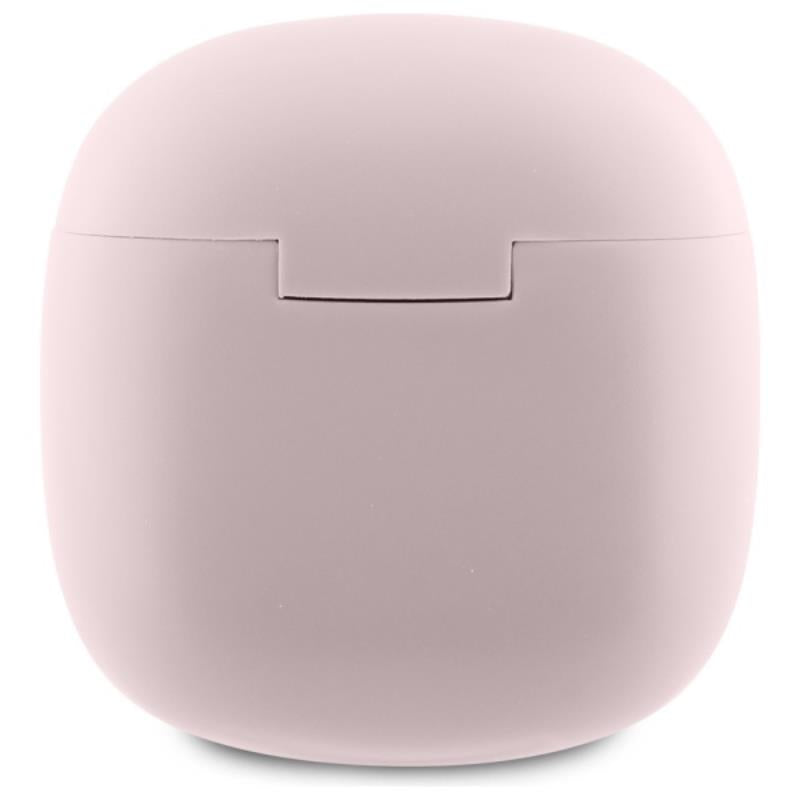 Guess spausdintas klasikinis logotipas – „Bluetooth“ TWS ausinės su įkrovimo dėklu (rožinės)