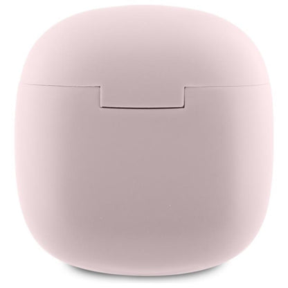 Guess spausdintas klasikinis logotipas – „Bluetooth“ TWS ausinės su įkrovimo dėklu (rožinės)