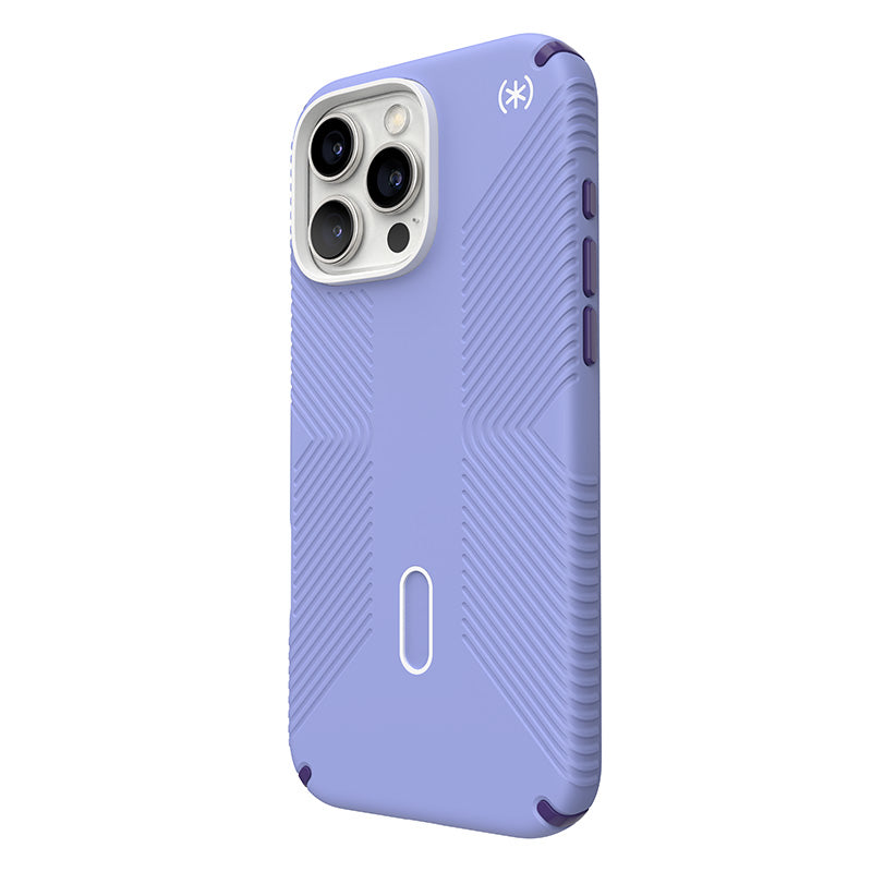Speck Presidio2 Grip ClickLock & MagSafe – dėklas iPhone 16 Pro Max (Future Lavender / Cassis Purple / White)