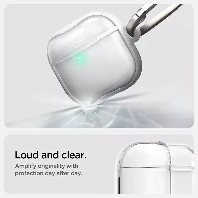 Spigen Ultra Hybrid – Dėklas Apple AirPods 4 (Jet White)