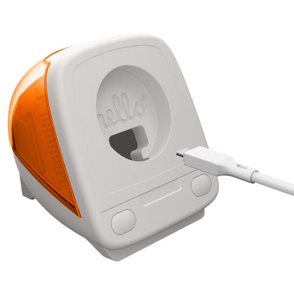 Spigen Classic C1 – „Apple Watch“ įkrovimo stovas (Mandarinų oranžinė)