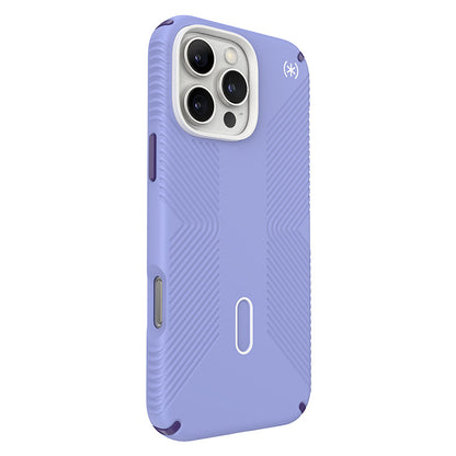 Speck Presidio2 Grip ClickLock & MagSafe – dėklas iPhone 16 Pro Max (Future Lavender / Cassis Purple / White)