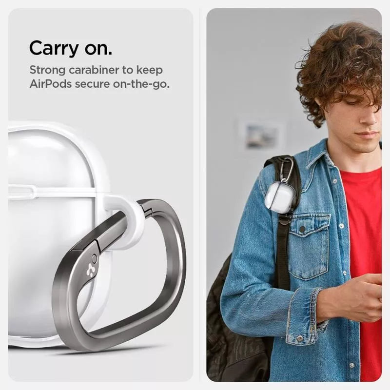 Spigen Ultra Hybrid – Dėklas Apple AirPods 4 (Jet White)