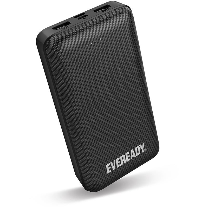 Eveready PX20B – išorinė baterija 20000 mAh, 2x USB-A (juoda)